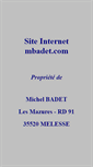 Mobile Screenshot of mbadet.com